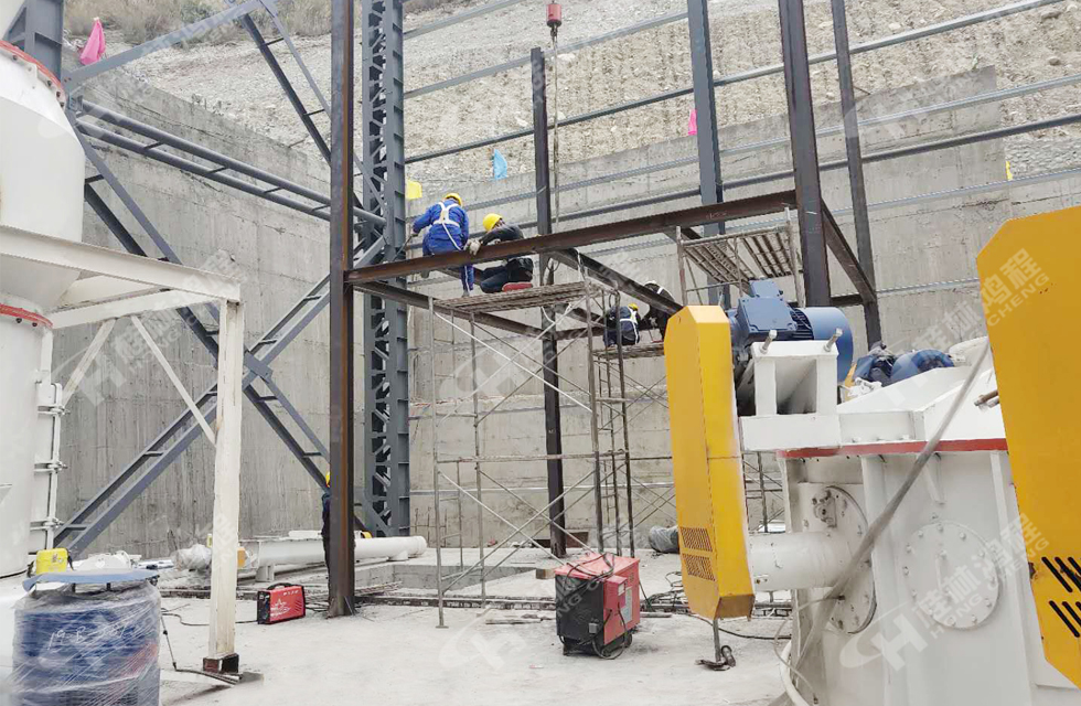 林鴻程助力超細立磨與大型雷蒙磨生產線安裝工程順利竣工！